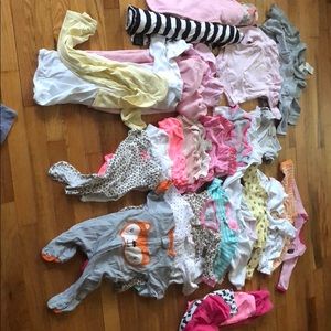 0-3 months baby girl clothes